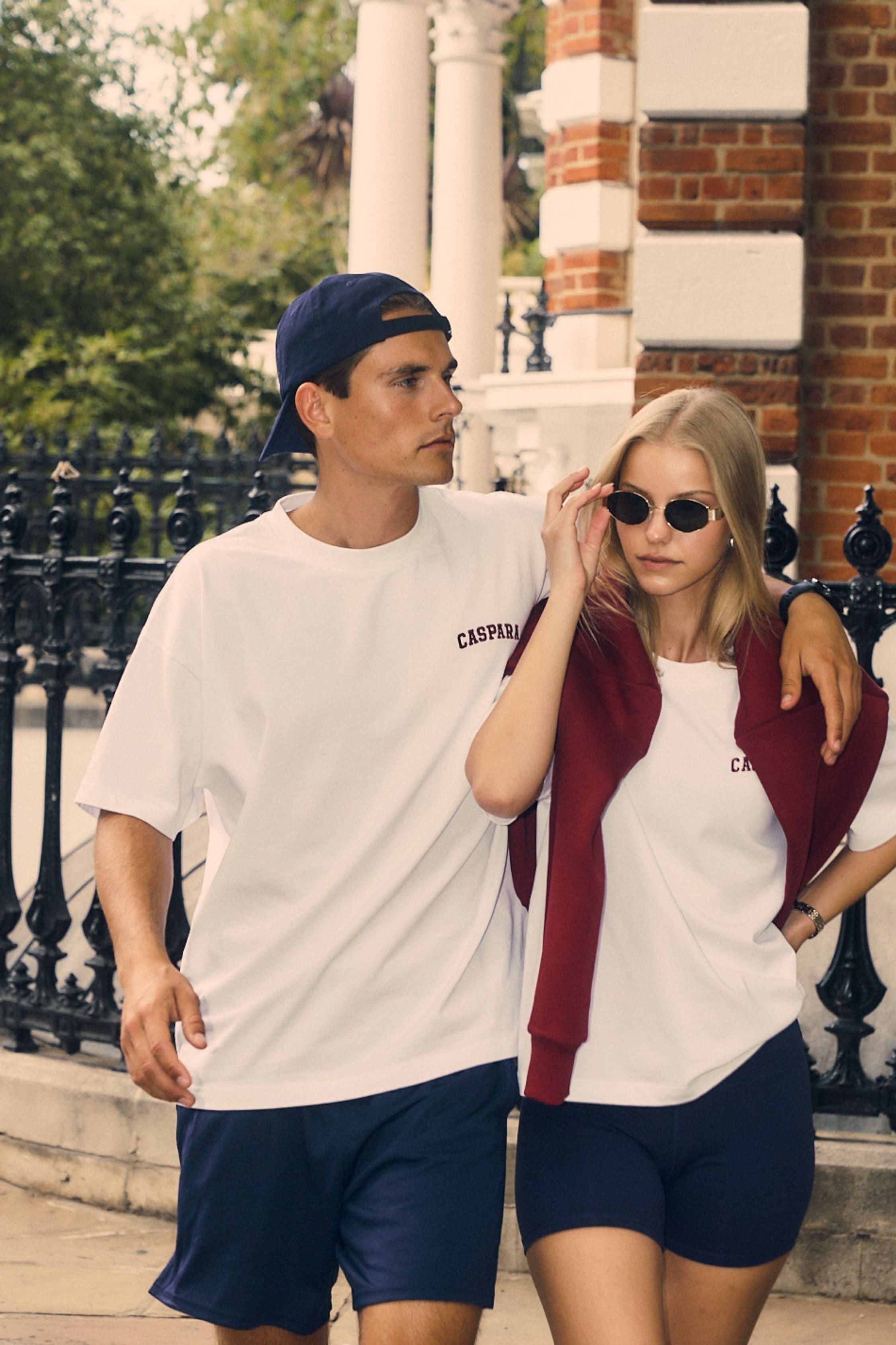M. Varsity Tee - White